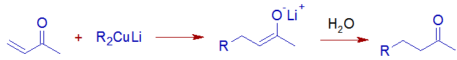 1,4-addition with gilman reagent