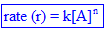 rate law