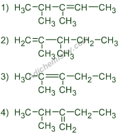 possible alkenes