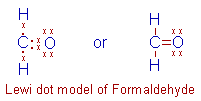 lewis dot structure of formaldehyde