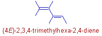 2,3,4-trimethylhexa-2,4-diene