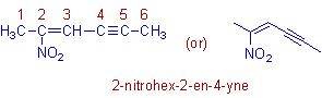 2-nitrohex-2-en-4-yne