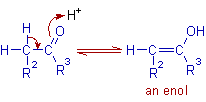 enol formation