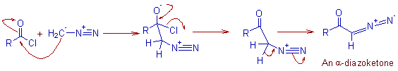 mechanism of arndt-eistert reaction 