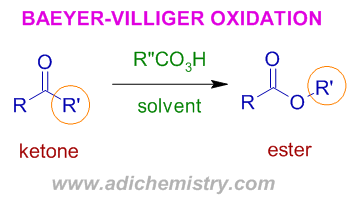 baeyer villiger oxidation - rearrangement