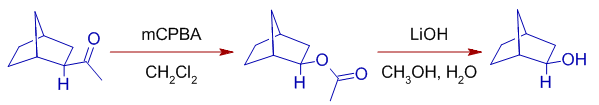 baeyer villiger 1-(bicyclo[2.2.1]hept-2-yl)ethanone