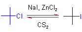 Finkelstein reaction of tertiary halides