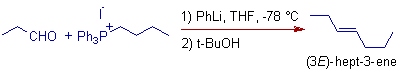 schlosser modification to get E-alkene selectively