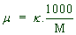 molar conductance