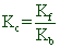 kc equals kf by kb