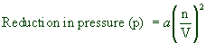 pressure correction : a is introduced