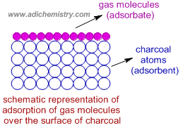 schematic representation of adsorption